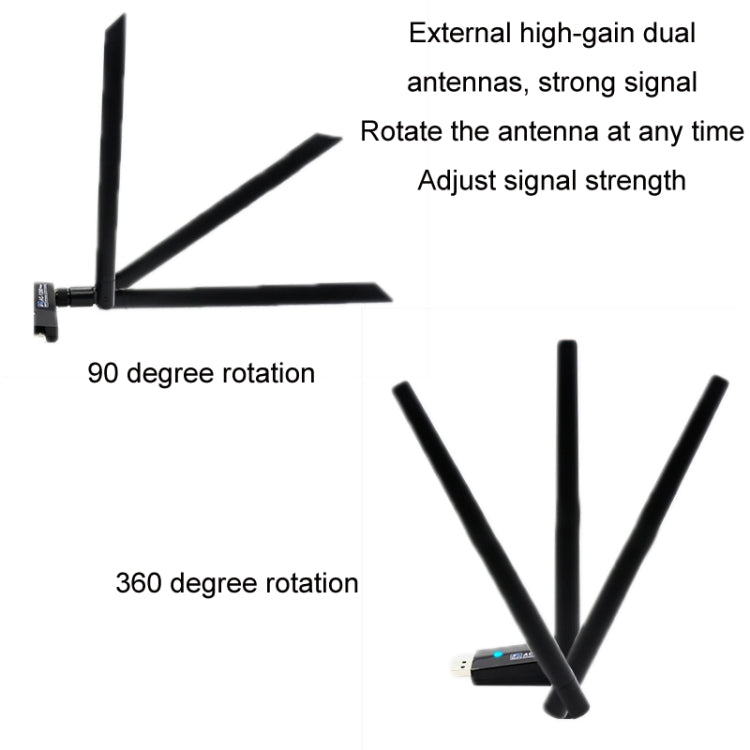 1200m Wireless Network Card 802.11AC USB3.0 Dual Frequency 2.4G/5.8G WiFi Receiver, 1200m USB3.0 1200m Wireless Network Card 802.11AC USB3.0 Dual Frequency 2.4G/5.8G WiFi Receiver, 1200m USB3.0